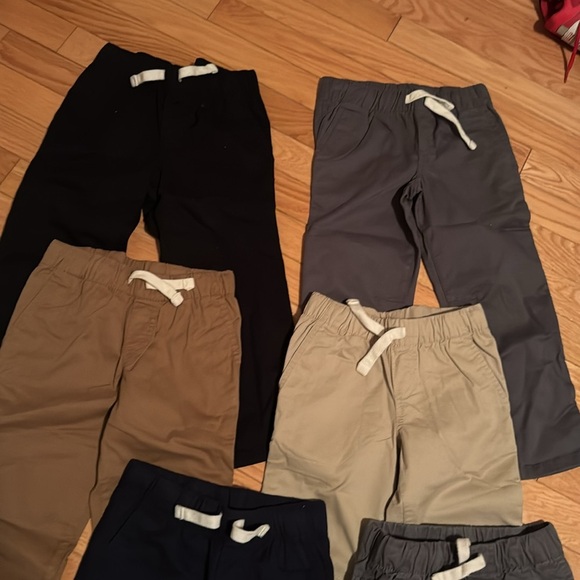 Bundle of six cat & Jack khaki style pants - Picture 2 of 3